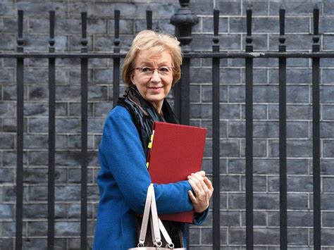 Andrea Leadsom Warns Against Male Dominated Workplaces As Pm Prepares