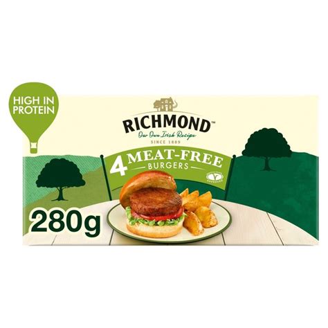 Richmond 4 Meat Free Burgers Morrisons