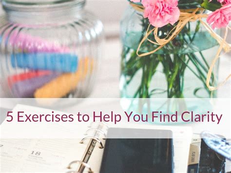 5 Exercises To Help You Find Clarity To Move Forward Eleni Hope