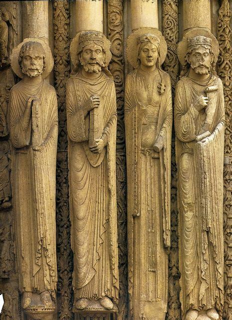 Chartres Cathedral Kings And Queens Of The Old Testament C 1145 52