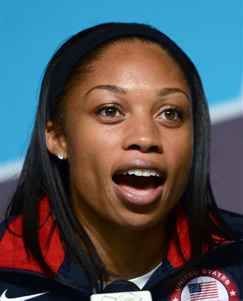 Felix is the only female track and field athlete to ever win six olympic gold medals. Allyson Felix Biography, Allyson Felix's Famous Quotes ...