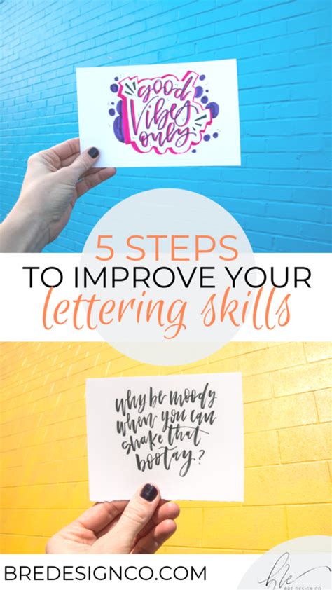 5 Steps To Improve Your Lettering Skills — Bre Design Co Lettering