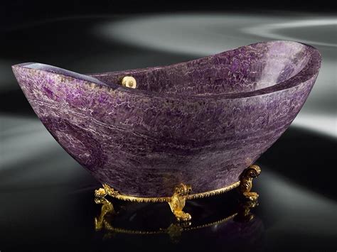 Wow Solid Amethyst Bathtub I Can Only Imagine What This Costs