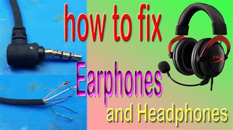 How To Fix Headphones Repair Youtube