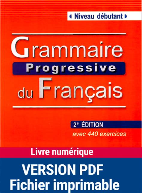 Meilleur Livre Pour Apprendre Le Francais - Meilleur livre pour apprendre le francais "grammaire progressive pour