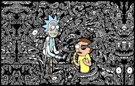 Rick and morty wallpaper iphone wallpapers hd visual 736×1066. Rick and Morty Trippy Wallpapers - Top Free Rick and Morty ...