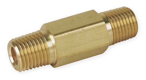 Parker Hex Long Nipple Brass 18 In X 18 In Fitting Pipe Size Male