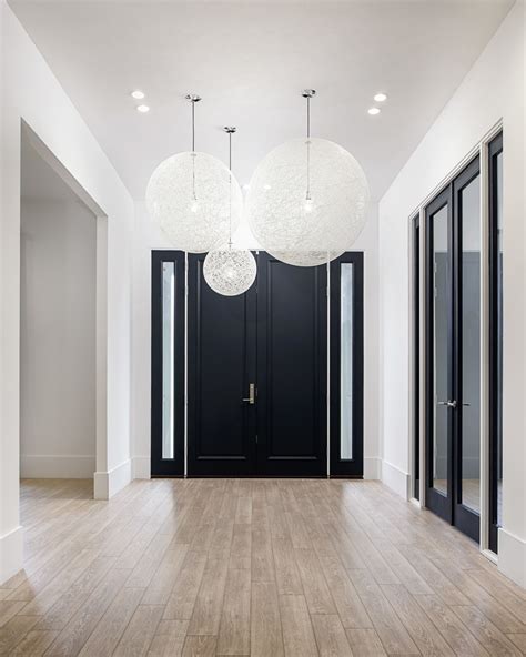 Foyer Lighting Feature Modern Entry Dc Metro By