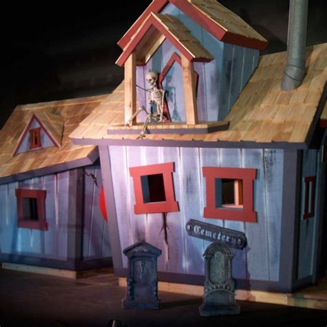 Kids Playhouse And Play Space Crooked Haunted House Play Houses