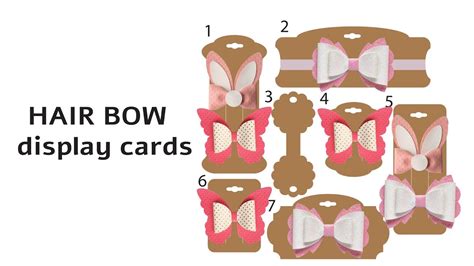 Printable Free Hair Bow Card Holder Template / Fauz So Fontsy : We did