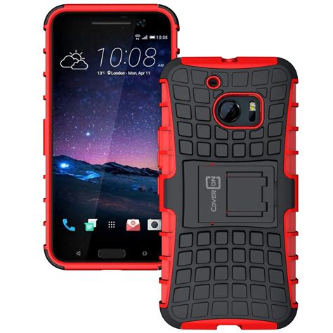 Coveron Htc 10 Case Atomic Series Slim Protective Kickstand Phone