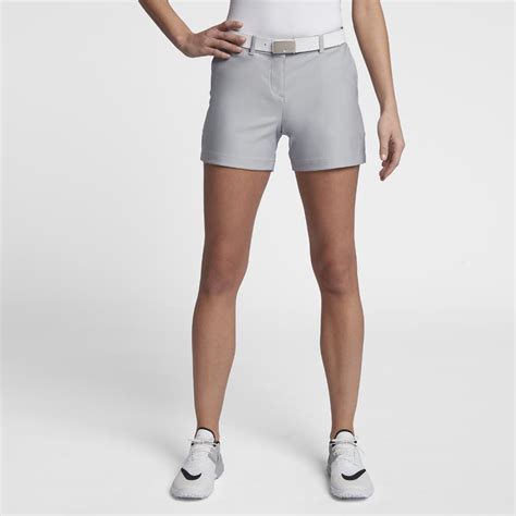 nike flex women s 4 5 woven golf shorts in gray lyst