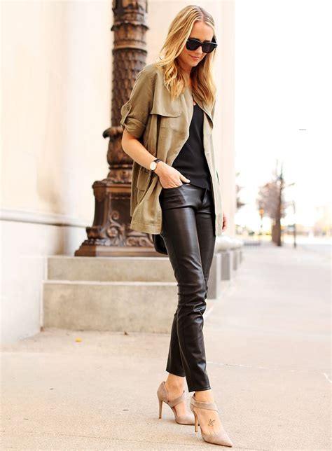 Leather Pants For Fall 6 Ways To Wear In 2019 Fashion Jackson