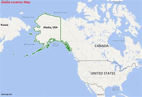 Where Is Alaska Alaska Usa Alaska Alaska Map
