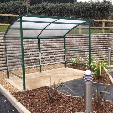 Premier Cycle Shelters With Integral Bike Rack Ese Direct