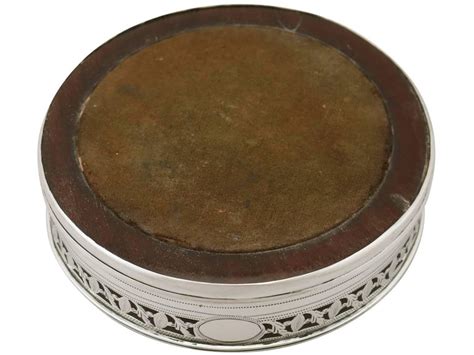 1795 Georgian Sterling Silver Coasters For Sale At 1stdibs
