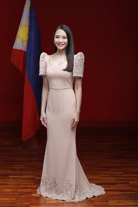 Filipiniana Dress Embroidered And Beaded Mestiza Mari