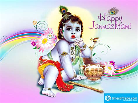 Happy Krishna Janmashtami May The Blessings Of Lord Krishna Continue To Shine On You And Your