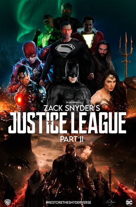 Artstation Zack Snyders Justice League Poster Fanmade