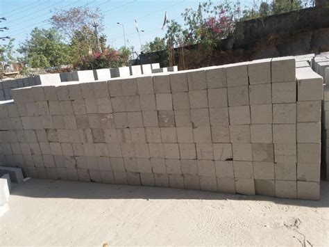 Solid Autoclaved Aerated Concrete Rectangular Ecolite Aac Block For Partition Walls Size 600