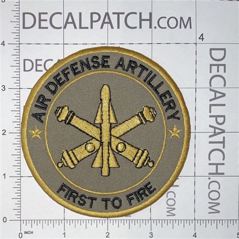 Us Army Air Defense Artillery First To Fire Patch Decal Patch Co