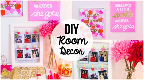 Diy Room Decor 2015 ♡ 3 Easy And Simple Wall Art Ideas Youtube