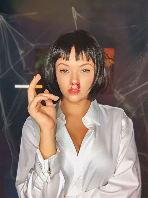How To Be Mia Wallace For Halloween Myrtles Blog