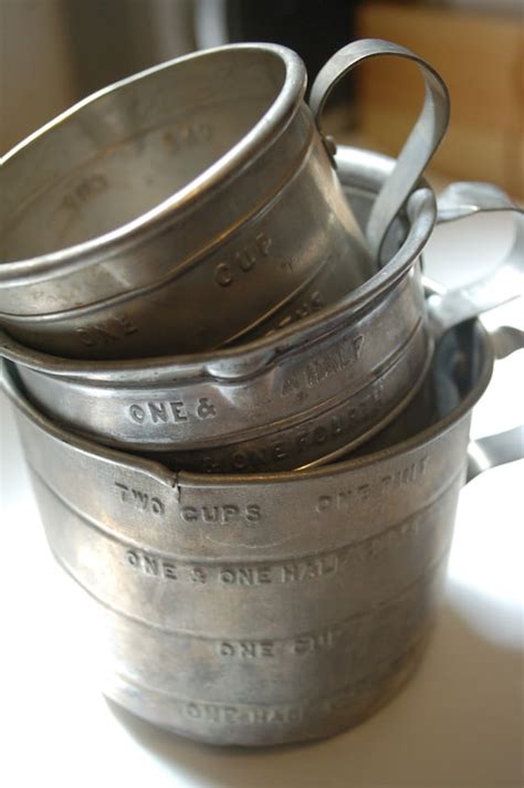 Vintage Aluminum Measuring Cups