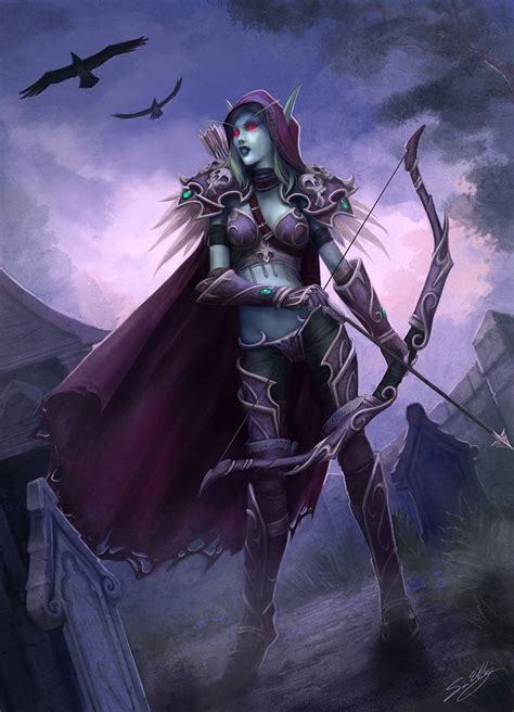 Sylvanass From Wow Queen Of The Undead Warcraft Art Warcraft World Of Warcraft