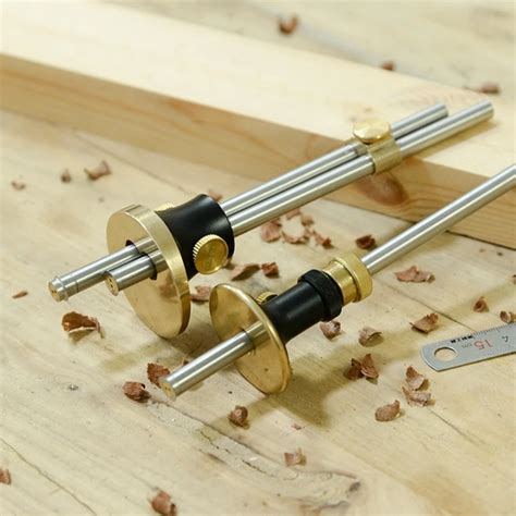 Gauges Stainless Steel Woodworking Scribe Marking Gauge Fine Tuning