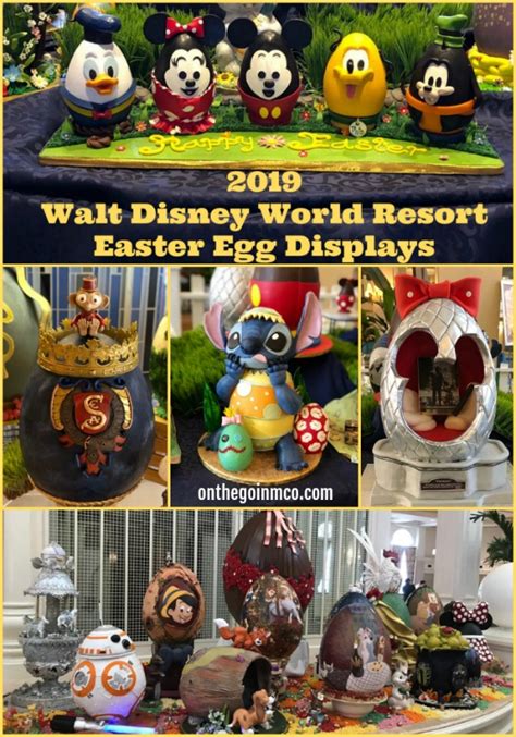 2019 Walt Disney World Easter Egg Displays On The Go In Mco