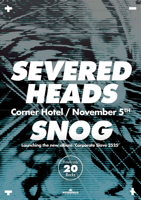 Severed Heads Announce Exclusive Melbourne Show Across The Ocean