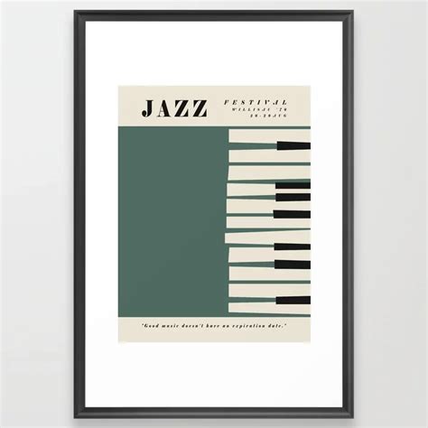 Vintage Poster Jazz Festival Willisau 76 Framed Art Print Framed Wall