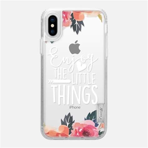 Casetify Iphone X Classic Grip Case Enjoy The Little Things