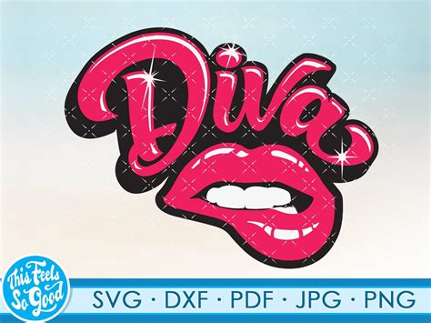 Visual Arts Instant Download Dxf Png Diva Svg Diy Diva Cut File For