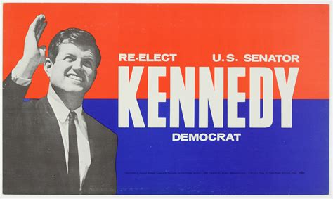 Lot Detail 1968 Edward “ted” Kennedy Re Elect Us Senator Kennedy