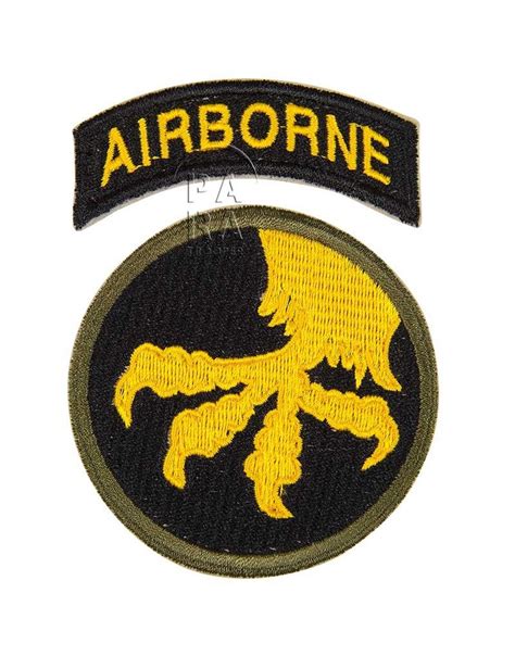 Patch 17th Airborne Division Paratrooper