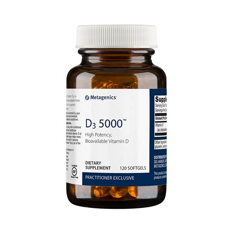 D3 5000 Metagenics Inc