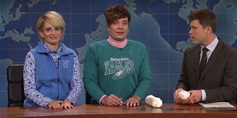 Tina Fey Jimmy Fallon Return To Saturday Night Live As Undecided Voters For Weekend Update