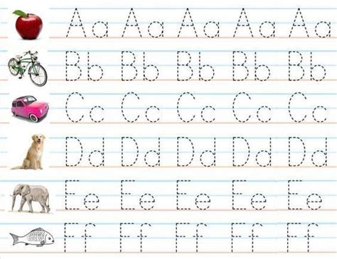 writing abc worksheets  preschoolers worksheets master