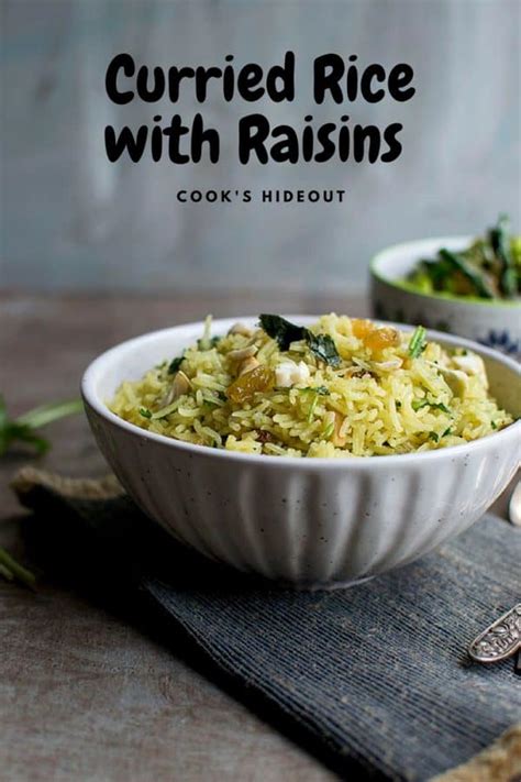 Looking for a way to wake up your rice? Curried Rice with Raisins and Cashews (Thanksgiving Side ...