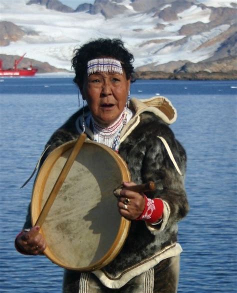 Drum Dancer East Greenland Traditional Sealskin Outfit Winter