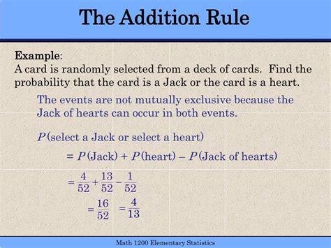 Addition Rule Of Probability - sharedoc