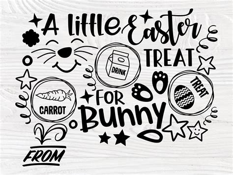 Easter Tray SVG Bundle Dear Easter Bunny Svg | Etsy