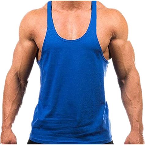 Chaleco deportivo para hombre de algodón suave para gimnasio camisa de