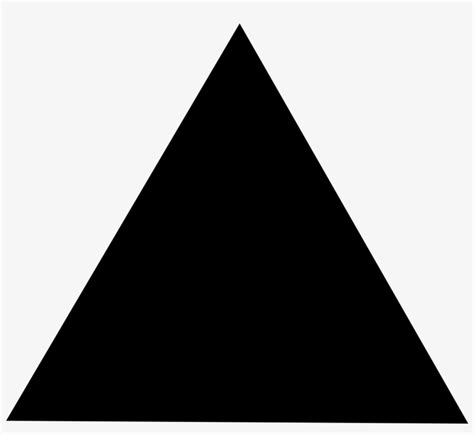 Black Triangle Png Black Triangle No Background Free Transparent