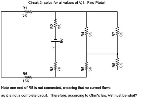 This parallel combination is supplied by voltage supply, vs. 7 Best Images of Ohms Law Worksheet Middle School - Ohms Law Worksheet Answers, Ohms Law ...