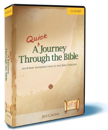 Great Adventure Bible Timeline Quick Journey 8 Week 4cd Jeff Cavins
