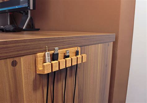 11 Creative Cable Holders That Stop The Cables Falling Off Your Desk