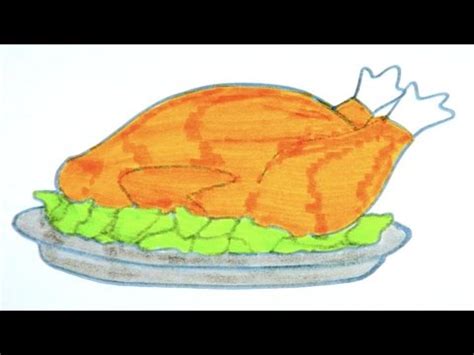 The last 5 sketches in my book have a food theme. How To Draw A Thanksgiving Turkey Dinner | Thanksgiving ...